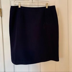 Navy blue skirt by Alia.